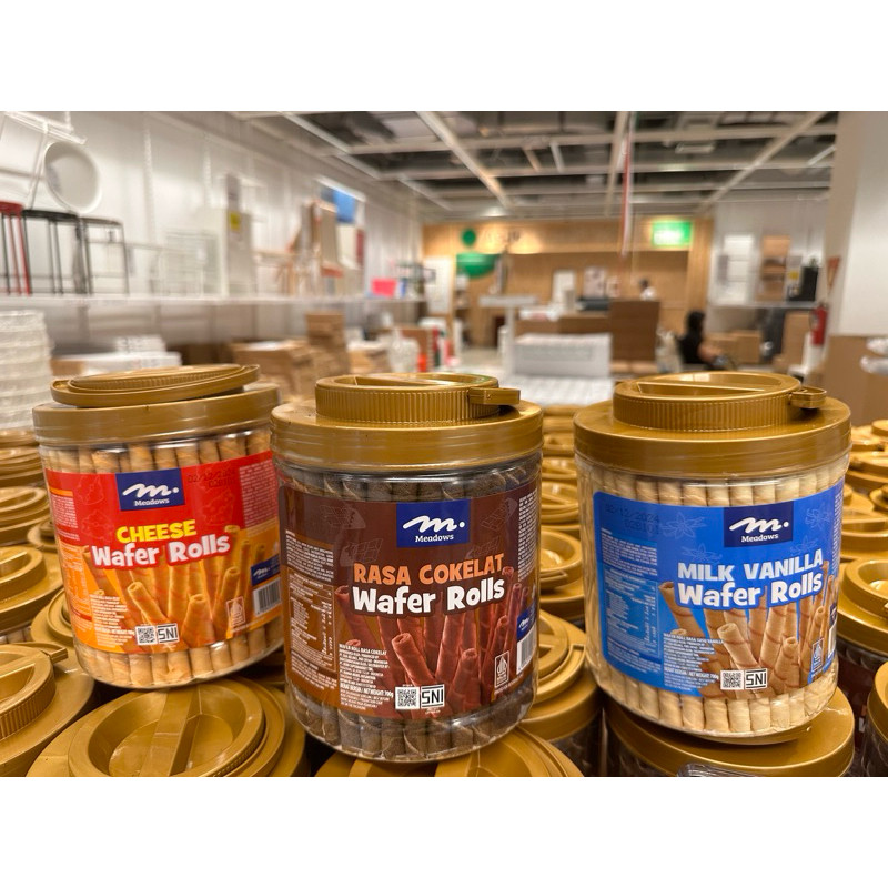 

Meadows Astor Ikea aneka rasa, Astor coklat, cemilan Astor, Crepes Crispy