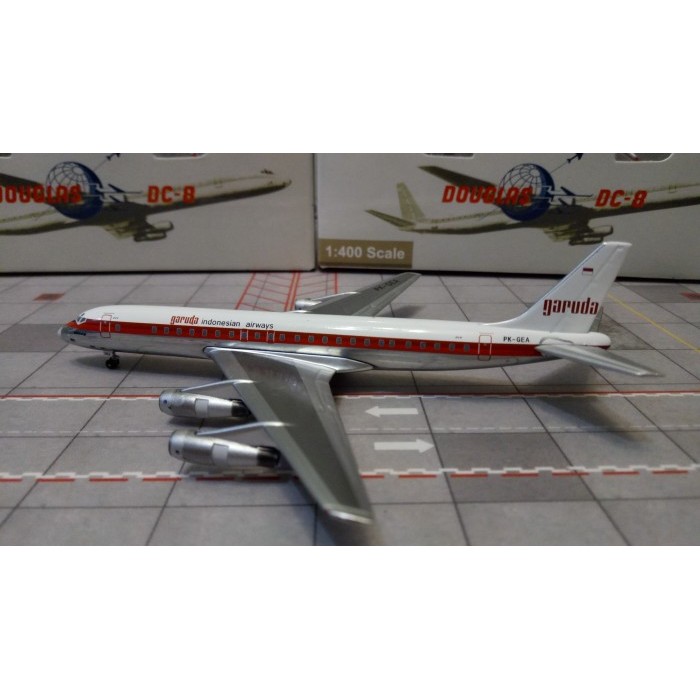 Miniatur Pesawat Terbang Garuda Indonesia DC-8 PK-GEA  Aeroclassics 1:400 Diecast Aircraft