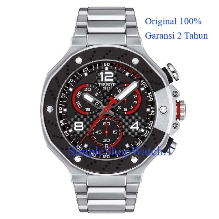 Original 100% Jam Tangan Pria TISSOT T141.417.11.057.00 T-Race Motogp Limited Garansi Resmi 2 Tahun