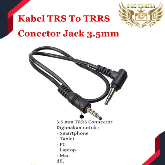 [[PROMO]] Kabel TRRS To TRS / Kabel TRS To TRRS Conector Jack 3.5mm