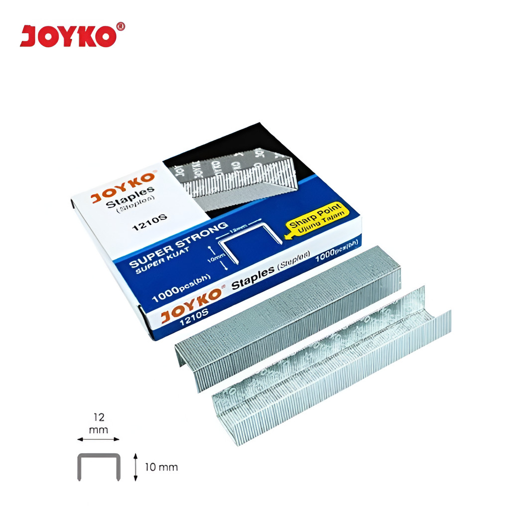 

Joyko Isi Staples 1210 FA-H/ML Stapler HD 12N/13 12N/17 12L/17 12N/24 - Isi Stapler Gun Tacker