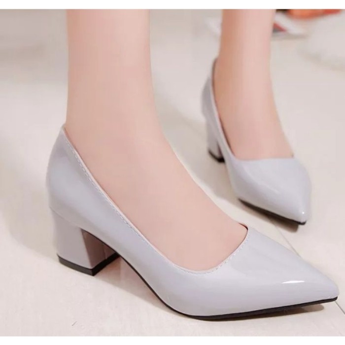 Sepatu Wanita Puth Hak 5cm Pentopl Helss Pesta