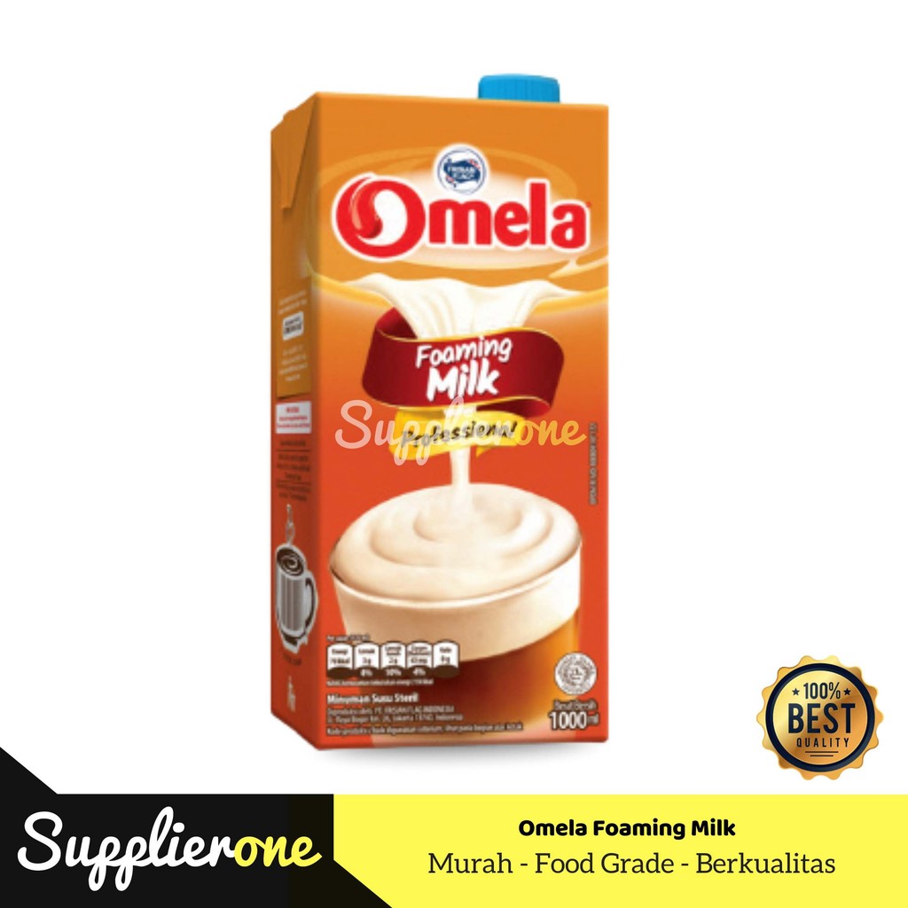 Omela Foaming Milk 1L /  Susu Foam Microfoam Kopi Latte Art Coffee / Foaming Milk Professional