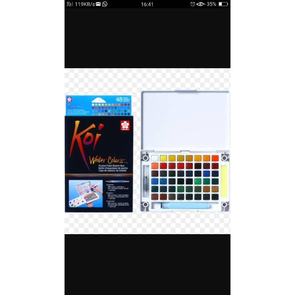 

promo -sakura koi tercolor pocket 48clr