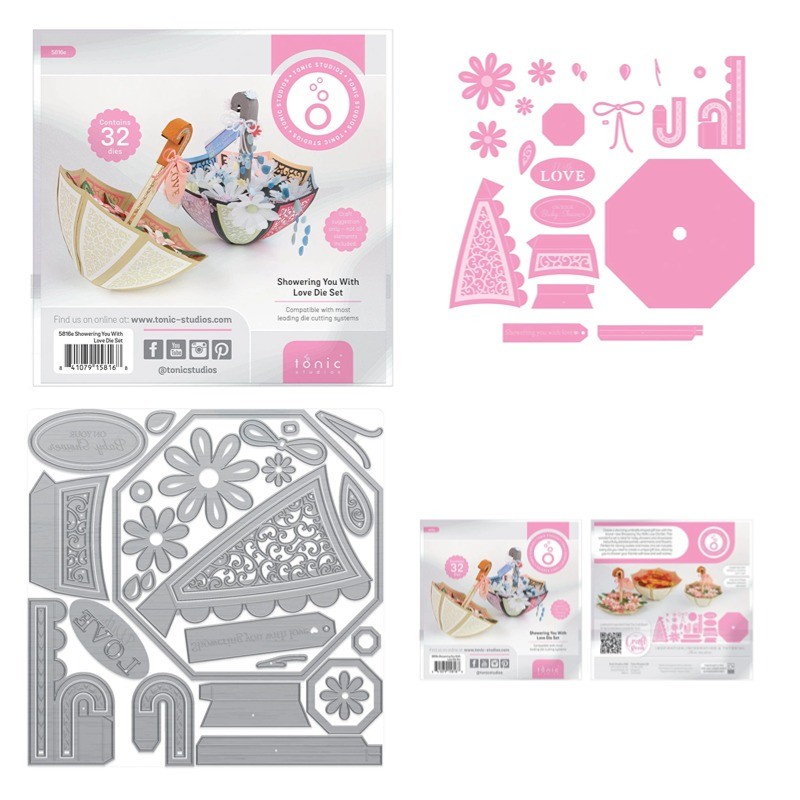 

Create Metal Showering You With Love Cutting Dies Silicone Stamps Scrapbooking Stencil Photo Album Card DIY Paper Embossing Craf