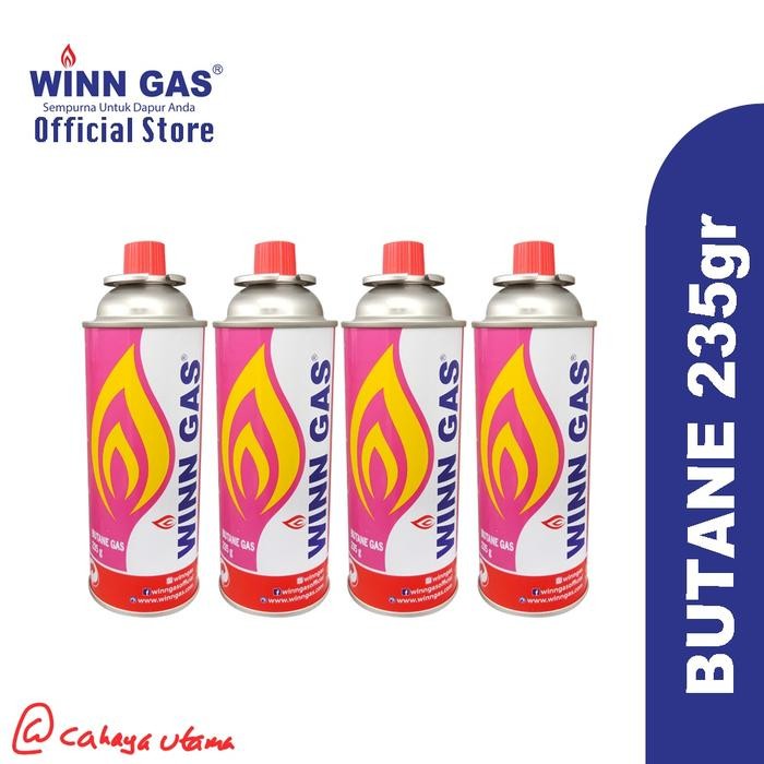 Tabung Gas Butane 235gr Bundling @4pcs