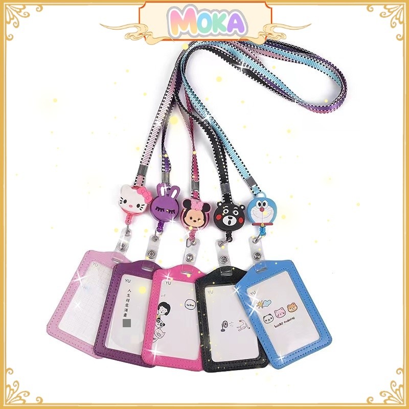 

MOKA GANTUNGAN TALI KARTU AKSES KANTOR MRT BUSWAY / LANYARD CARD RETRACABLE KARAKTER MKL20