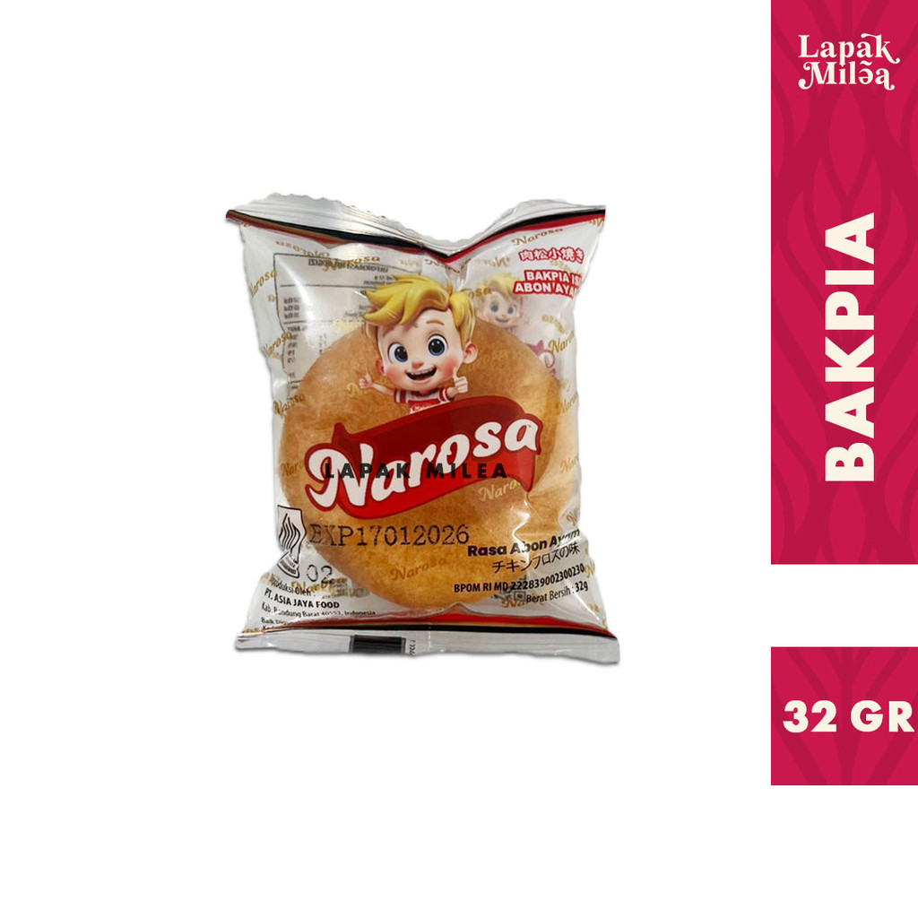 

Bakpia isi Abon Ayam Narosa 32gr