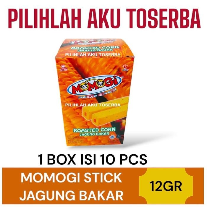 

Momogi LONG Stick JAGUNG BAKAR 12 gram - ( HARGA 1 BOX )