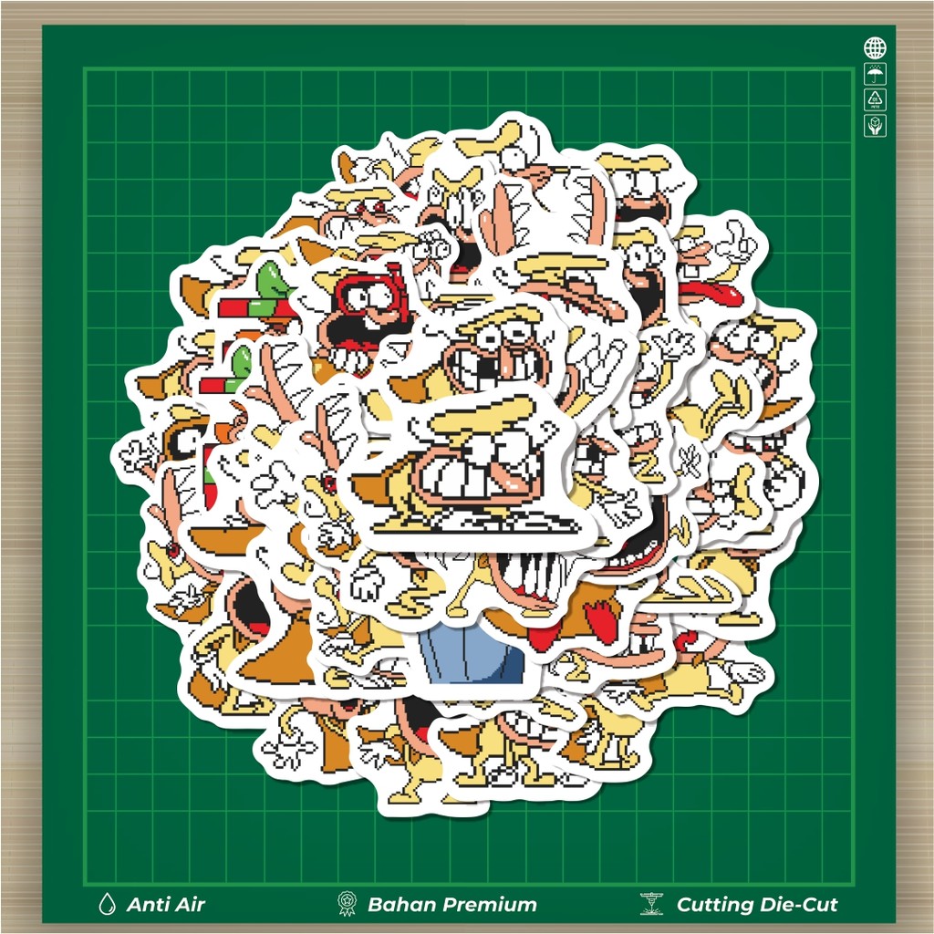 

HOT 50 PCS STIKER Stiker Pizza Tower V22 Stiker Fashion Cars Decal Dingin Kartu Album Custom Vinyl Anti Air- Sticker Aesthetic Buku Journal Koper Casing HP Tablet Laptop Helm Motor Botol Minum