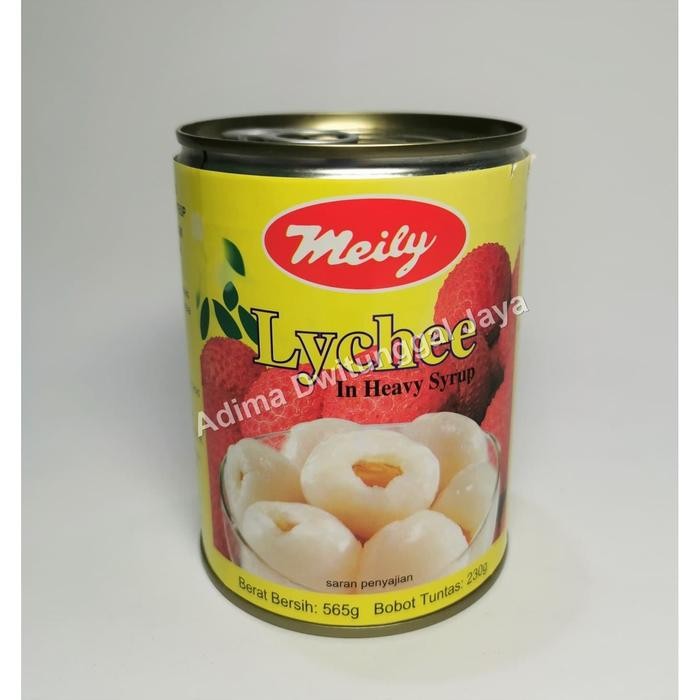 

Lychee Meily 565 gr / in heavy syrup / Buah leci kaleng / syrup