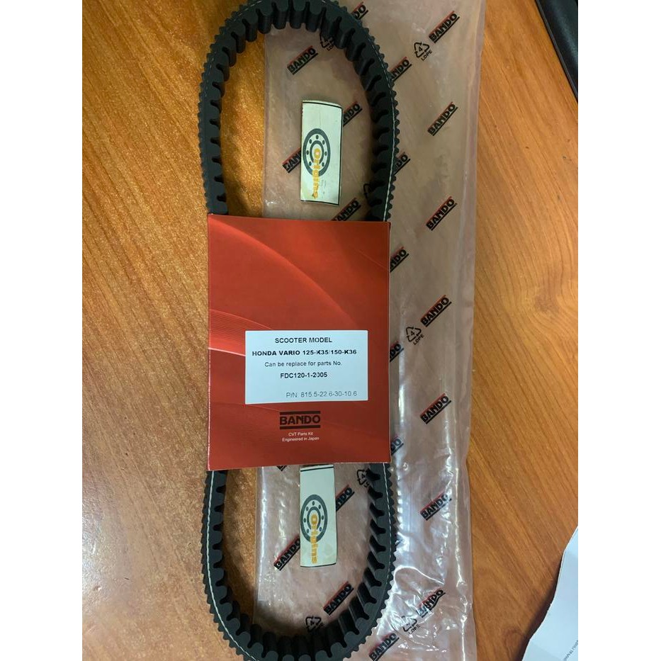 V BELT VARIO 150 Fi TALI KIPAS SCOOTER MATIC ASLI BANDO