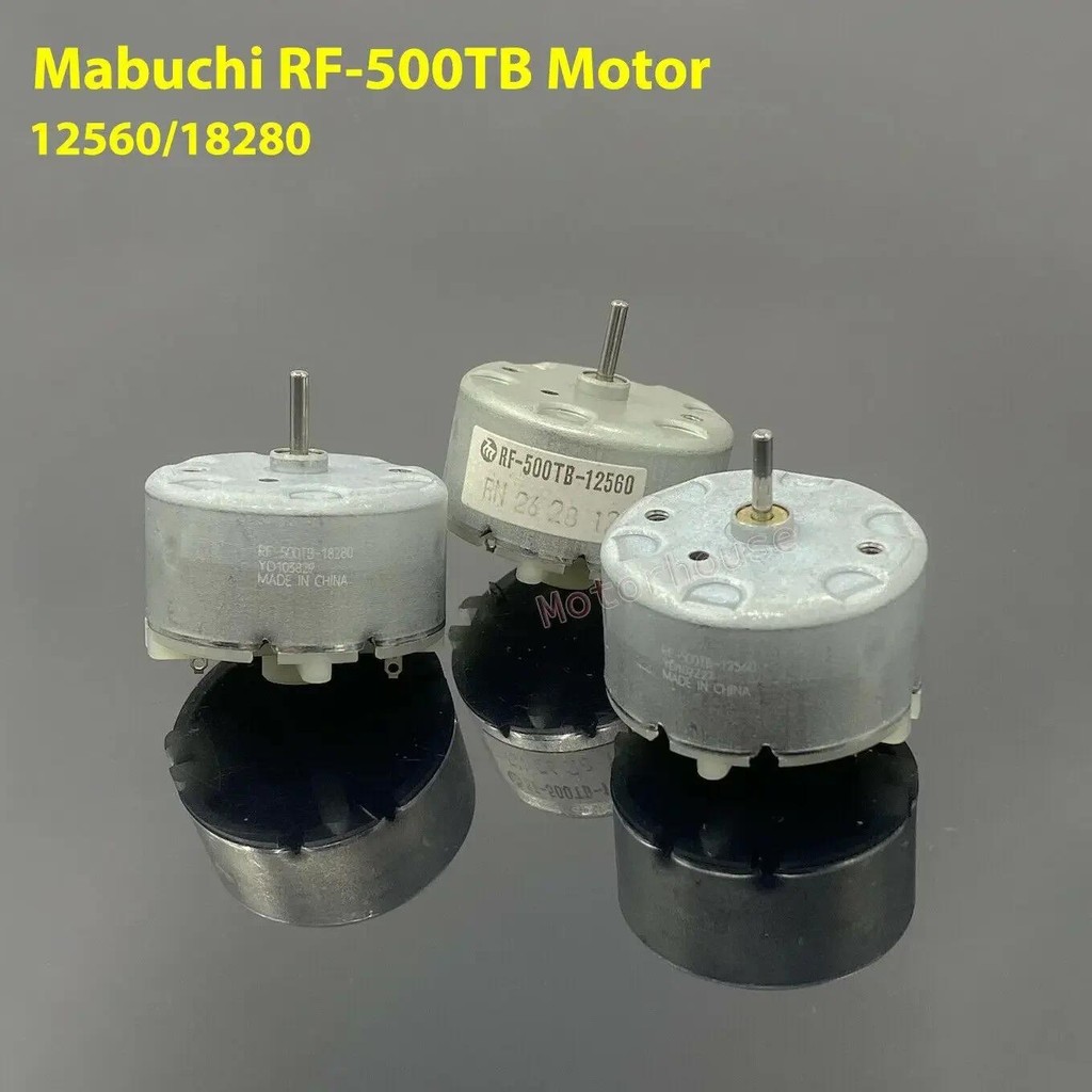 MABUCHI RF-500TB-12560/ RF-500TB-18280 Motor DC6V 9V 12V Mini 32mm Electric spindle Engine for CD Pl