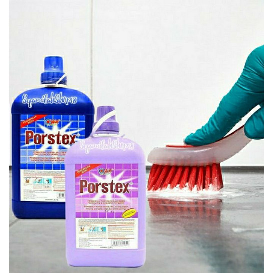 Yuri Porstex | Pembersih Porselen Toilet | Jerigen 3,7 L | Porstex Biru | Porstex Ungu