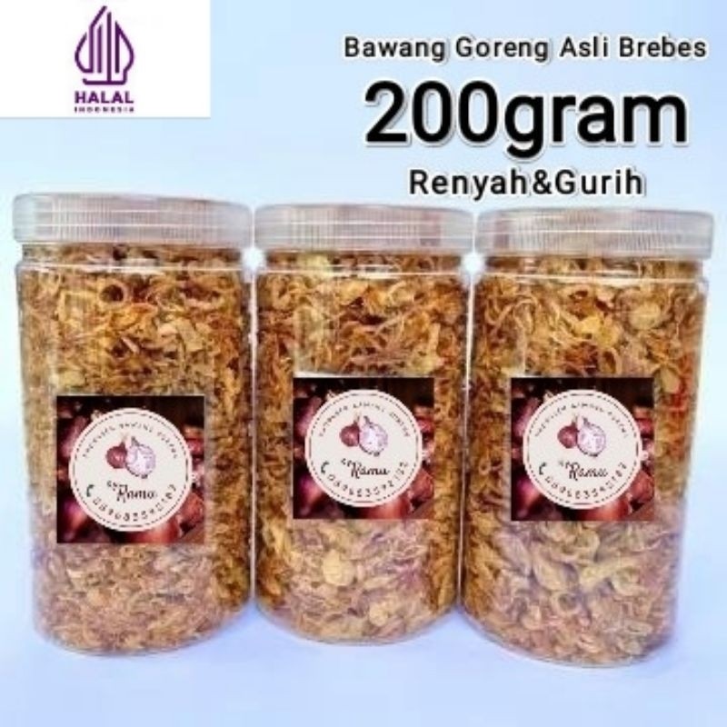 

Bawang Goreng Asli Brebes 200gram