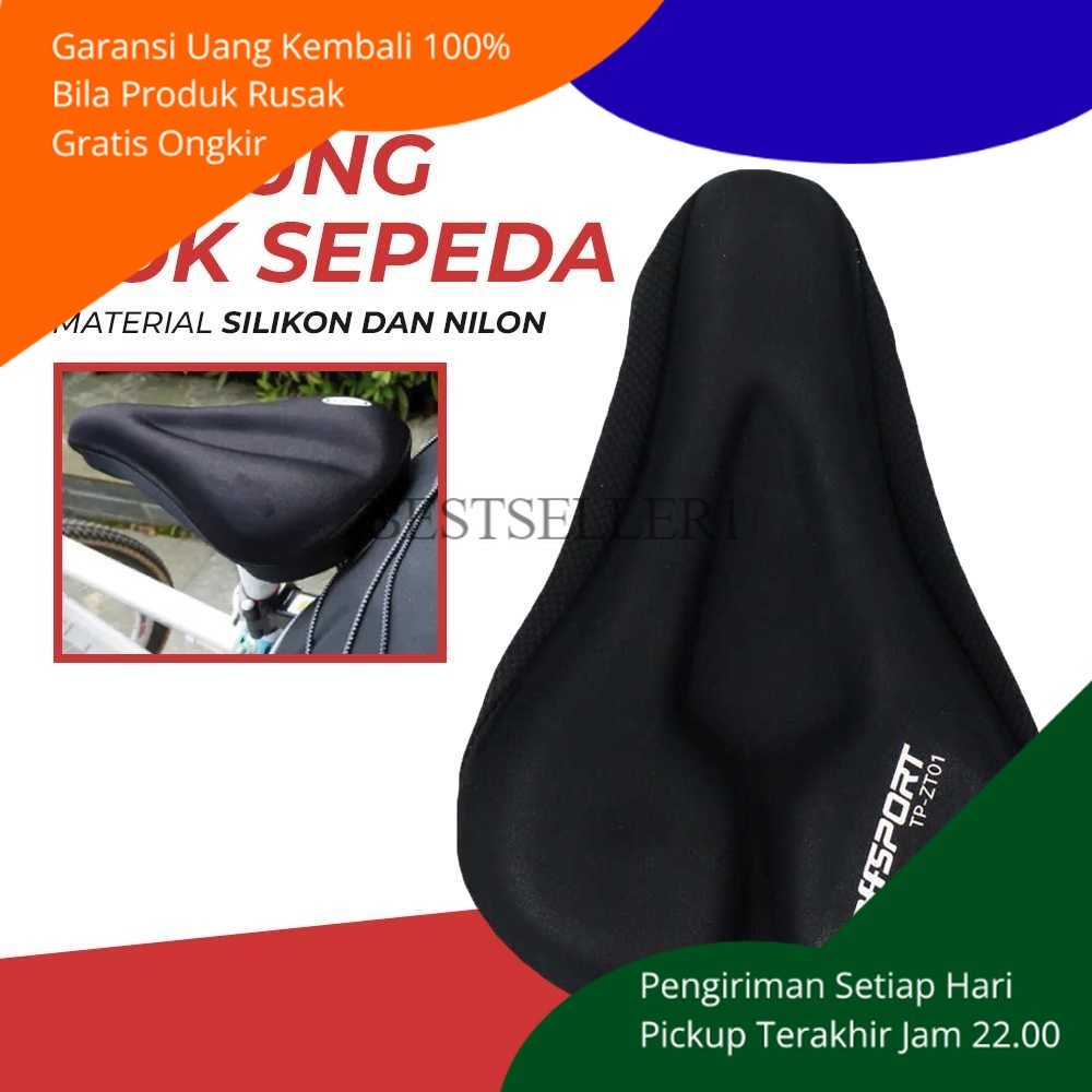 BS Cover Jok Sadel Sepeda Premium Sepeda Roadbike Aksesoris Polygon Bersepeda Original Casual Murah
