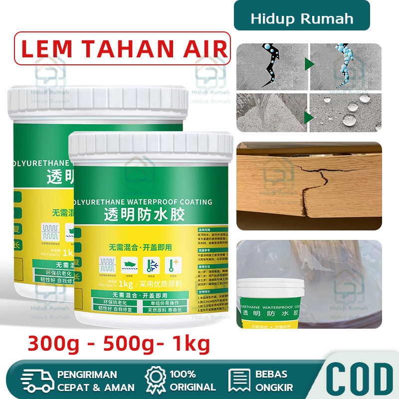 

Lem Tahan Air ORIGINAL CC - Jaysuing Lem Transparan Anti Bocor 3 ukuran - Tipe 2 - 1kg