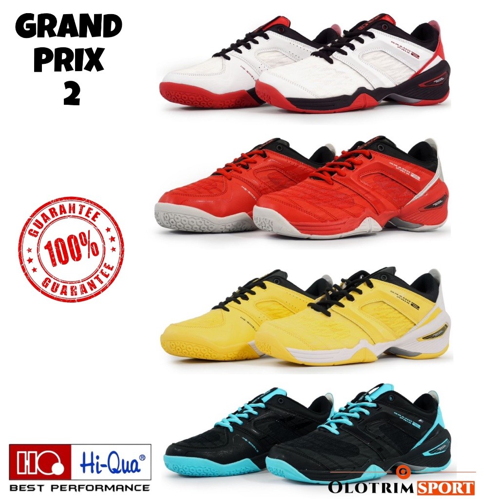 Sepatu Badminton HIQUA GRAND PRIX 2 II 100% ORIGINAL HIQUA