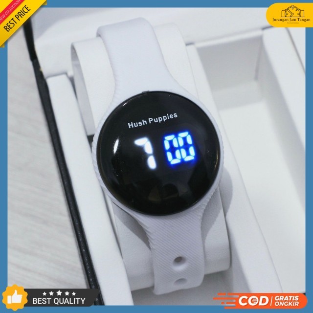 Jam Tangan Wanita Fashion Hush Puppies TW 6389 LED Touch Watch - Bisa Bayar Ditempat - COD - Grosir