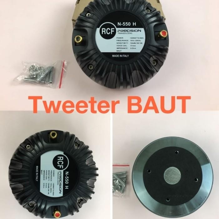 Driver Tweeter RCF N550 H N550H Coil 2inch Model baut Tweeter RCF
