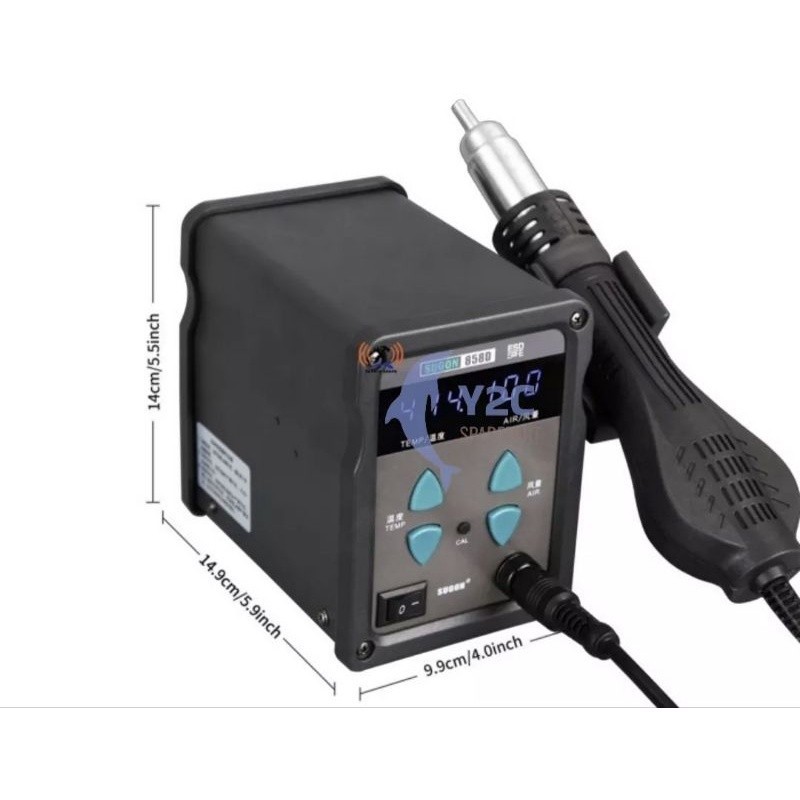 Blower Solder Uap Sugon 858D Digital / Alat Servis Hp