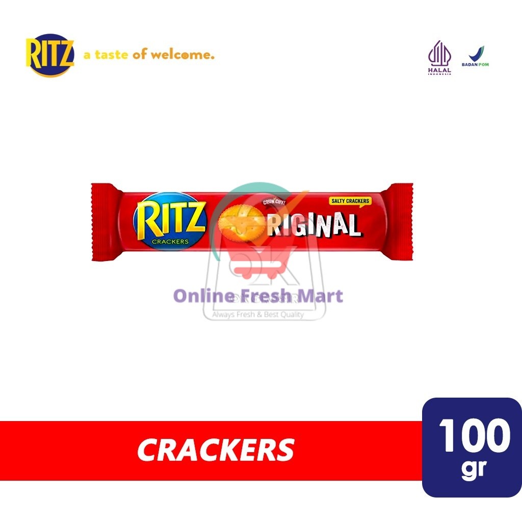 

Biskuit RITZ Krakers Biscuit Cracker (Roll 100 gr) - Online Fresh Mart Denpasar