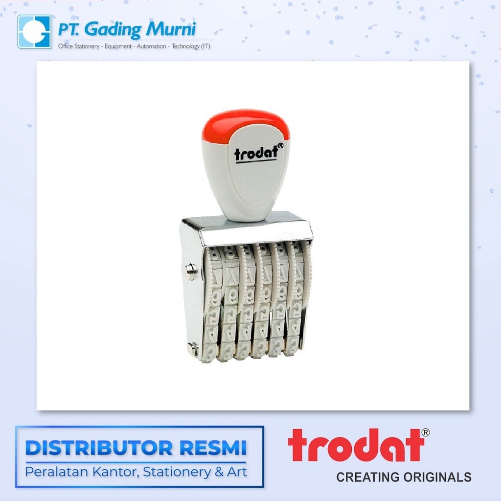 

TRODAT STEMPEL 1536 3MM 6 DIGIT PROMO