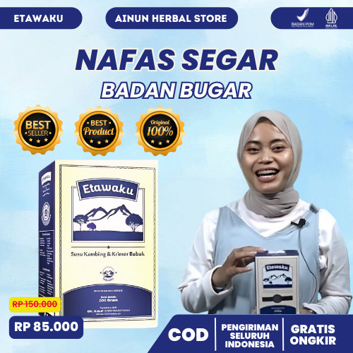 

Etawaku Platinum Original- Susu Kambing Untuk Paru-Paru Sesak Nafas Batuk Asli Distributor Terlaris