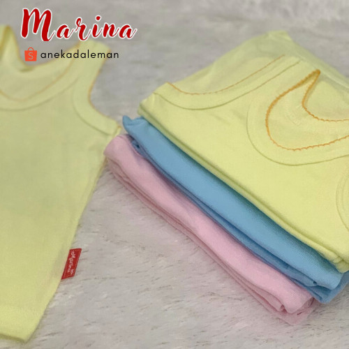 [6Pcs]SINGLET KAOS DALAM ANAK/REMAJA MURAH SALUR WARNA MARINA CEWEK/COWOK