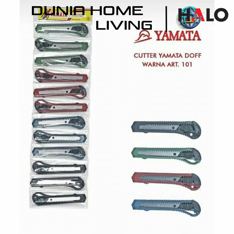 

HALO6 1 Pcs Pisau Cutter Yamata Jenia Piso Kater Cuter Pemotong Dus ATK DLL