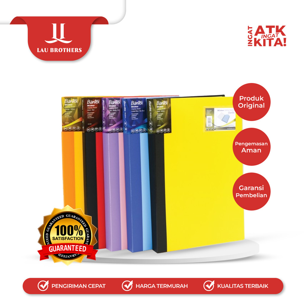 

BANTEX DISPLAY BOOKS BANTEX DISPLAY BOOKS A4 & F4&A3 CLEAR HOLDER 3140 / 3143 / 3145 / 3147 / 3180 / 3183 / 3185 / 3187 / 3163 / 3164 (1PC)