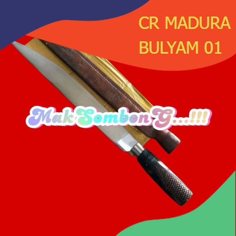 

pisau koleksi Qrban 50cm MDR harga per pcs bahan baja per