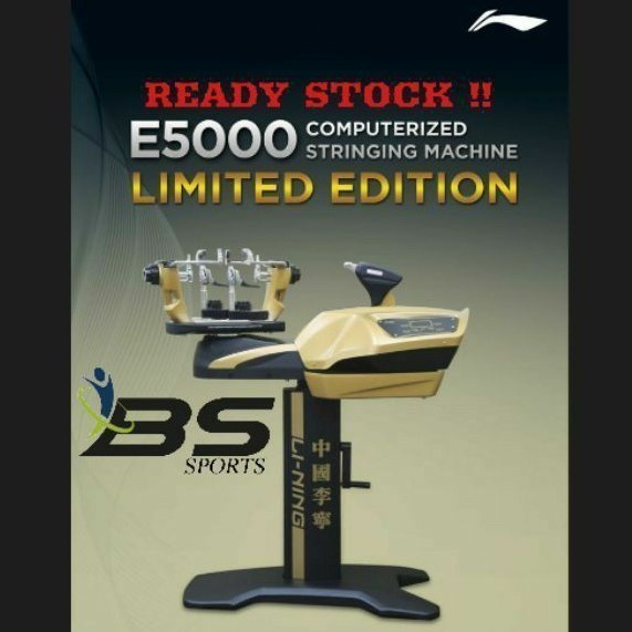 MESIN SENAR / STRINGING MACHINE LINING ELECTRIC E5000 E 5000 ORIGINAL