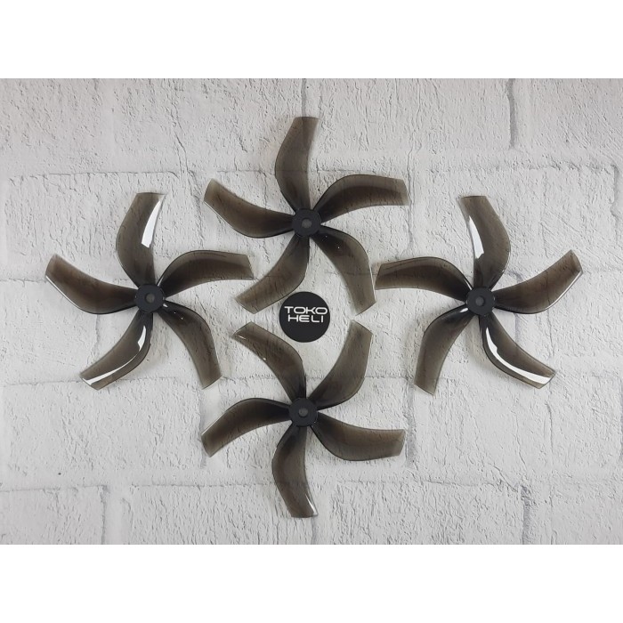 Gemfan D4-5 Ducted 5 Blades 4" Propeller 5mm D4 Midnight Gray