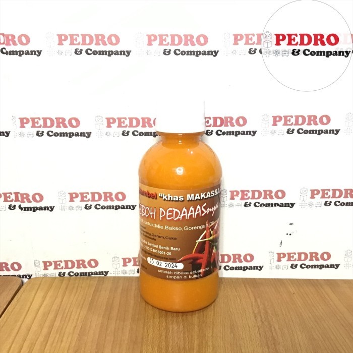 

✨TERLARIS -Sambel khas makassar sambal 220 ml - heboh pedas
