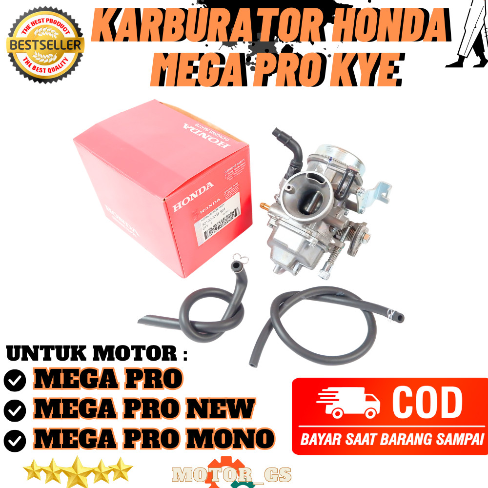 Karburator Motor Honda Mega Pro / Karbu KYE Honda Mega Pro New -  32100-KYE-901