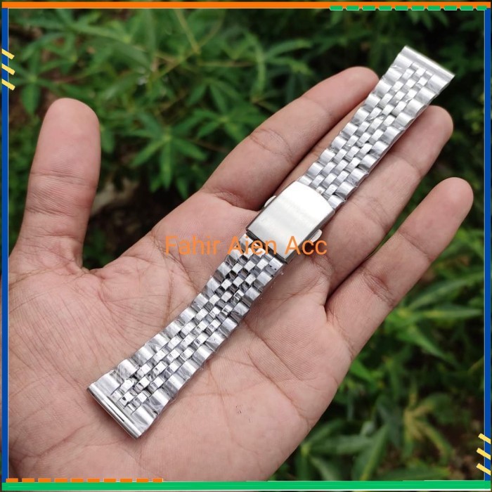 STRAP TALI JAM RANTAI SEIKO 18MM 20MM STAINLESS STEEL - 20mm