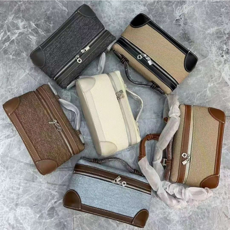 [MADORE] PREMIUM Tas selempang kanvas premium free box TAS IMPORT / TAS BRANDED / TAS LOCAL