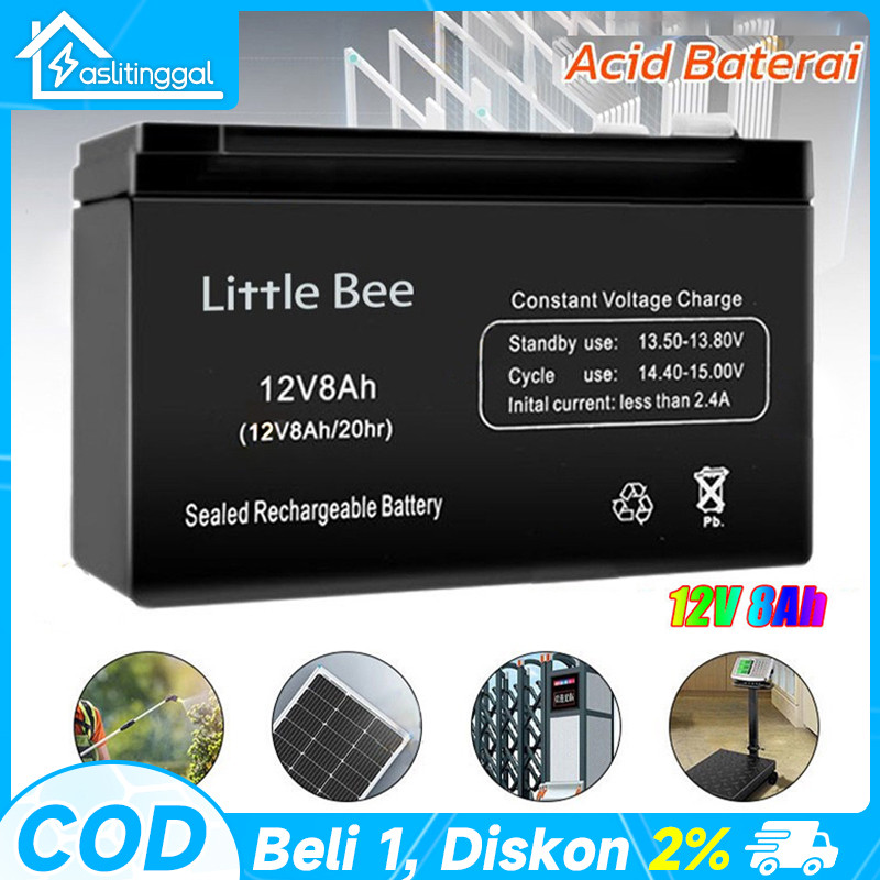 【#Harga Terendah#】Aki Sprayer Elektrik 12v 8ah / accu baterai 12 ah 12 volt / baterai tangki semprot