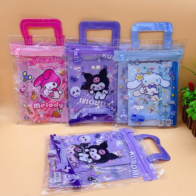 

SET ALAT TULIS ISI 2 PENSIL, 1 NOTEBOOK, 1 RAUTAN DAN 1 PENGHAPUS + FREE TAS TOTEBAG PVC