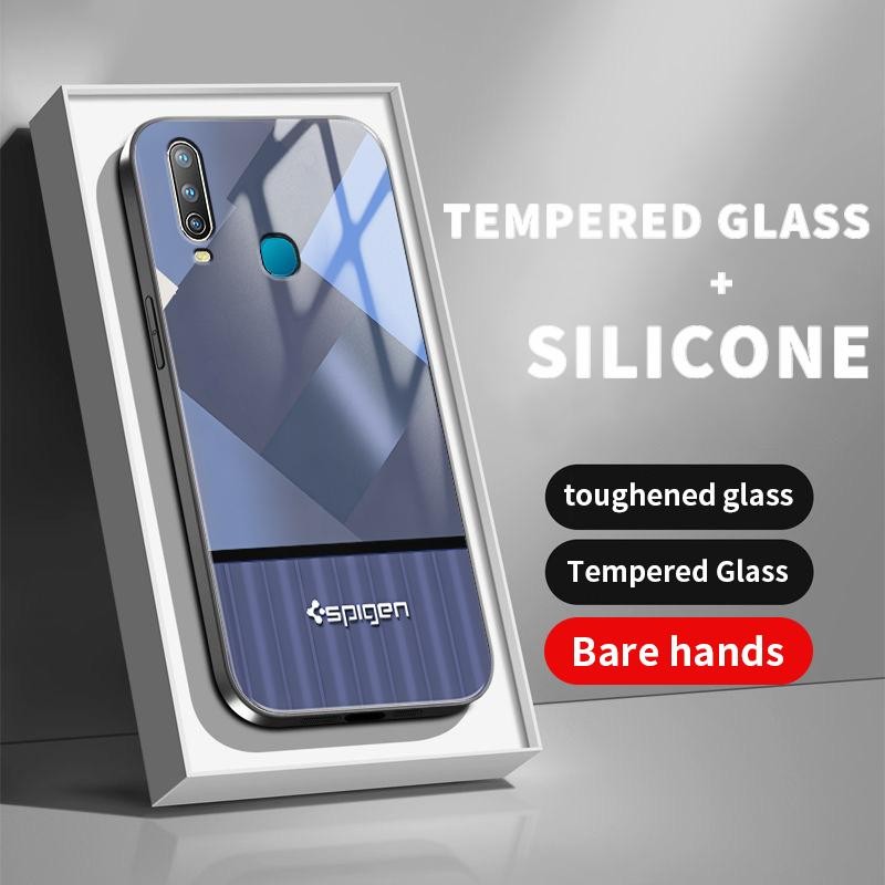 Kaca Glass Case Untuk For Vivo Y17 Y17s Y15 Y15s Y15a Y15c Y16 Y19 Y12 Y12a Y12s Y12i Y11 2019 Y11s 
