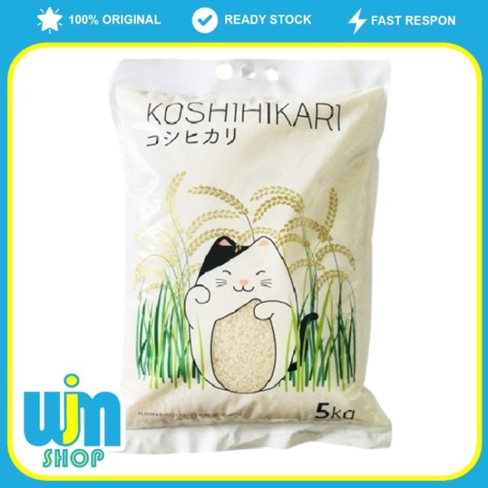 

Beras Jepang Koshihikari 5kg Premium Sushi Rice