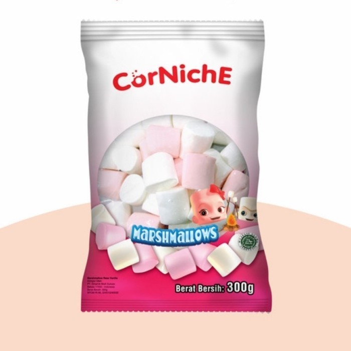 

Corniche Mega Marshmallow pink & white 300gr