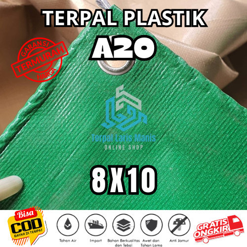 pabrik terpal PENDEKAR TERPAL Terpal A5 A8 A10 A12 A15 A20 8X10 Meter Plastik Tebal Lipat Meteran Le