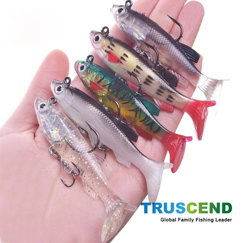 TRU Umpan Ikan Minnow Tenggelam 8.5cm/13g Umpan Pancing Lembut Umpan Pancing Buzz Bait Umpan Plastik