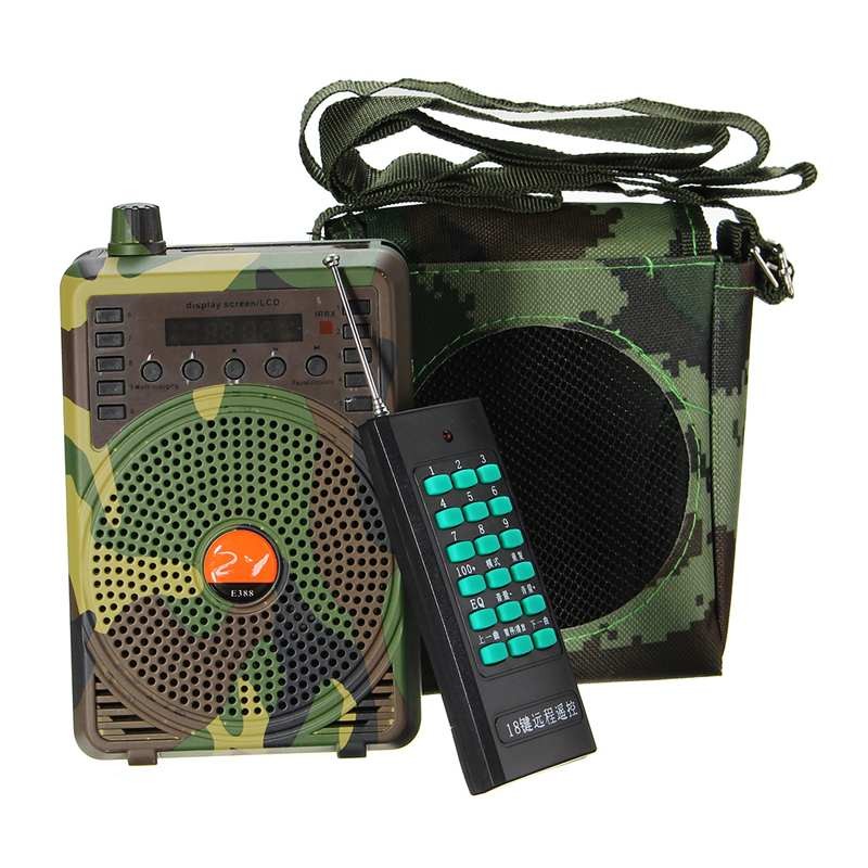 48W hunting bait calling electronic camouflage electronic hunting bait speaker MP3 remote control ki