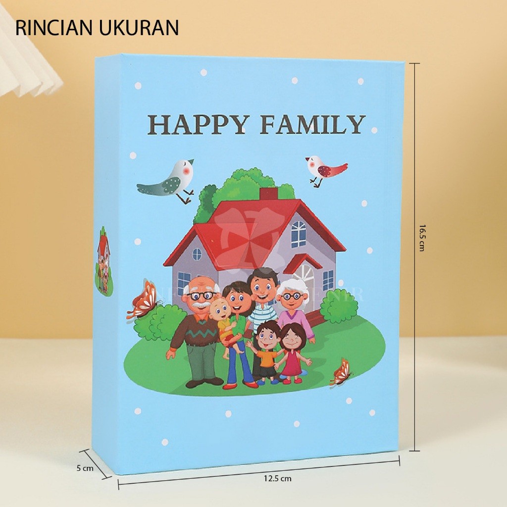 

Buku Album 2R Isi 50 Lembar Sleeve 2P 2 Sisi / Bisa Isi 200 Foto 2R / 6X9 Cm / Photocard / Polaroid