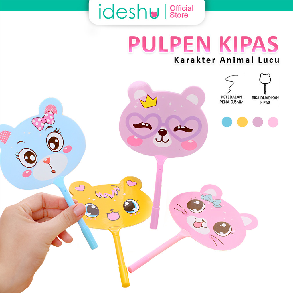 

Pulpen Kipas Motif Cat Lucu Tinta Biru Pulpen Kipas Karakter Pena Kipas Animal Souvenir Lucu
