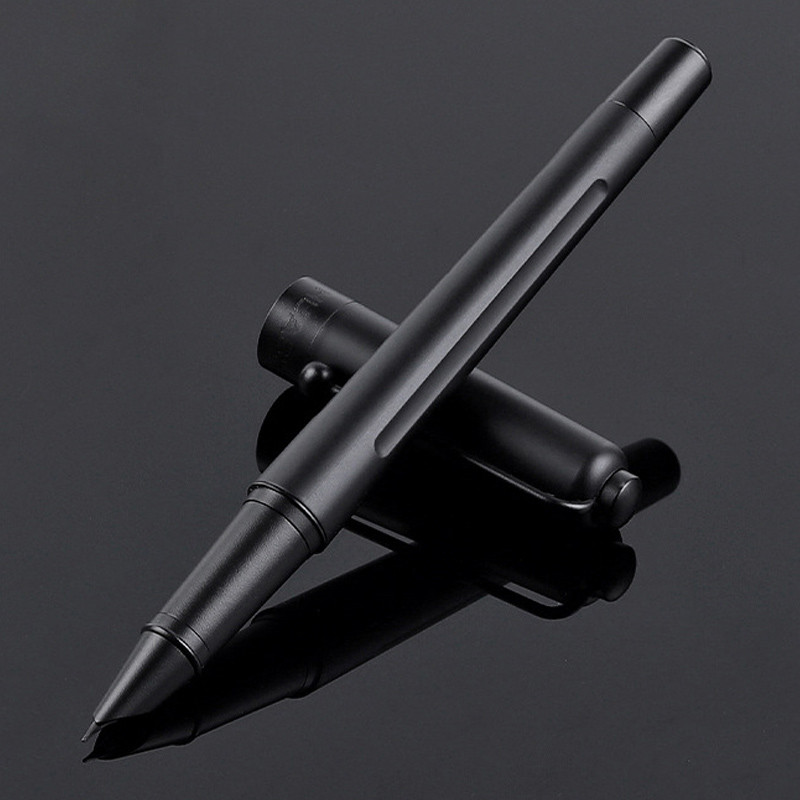 

0.28-1.2mm Luxury Black Hidden Titanium Nib Fountain Pen Writing Signing Calligraphy Pens Gift Office Stationery Supplies