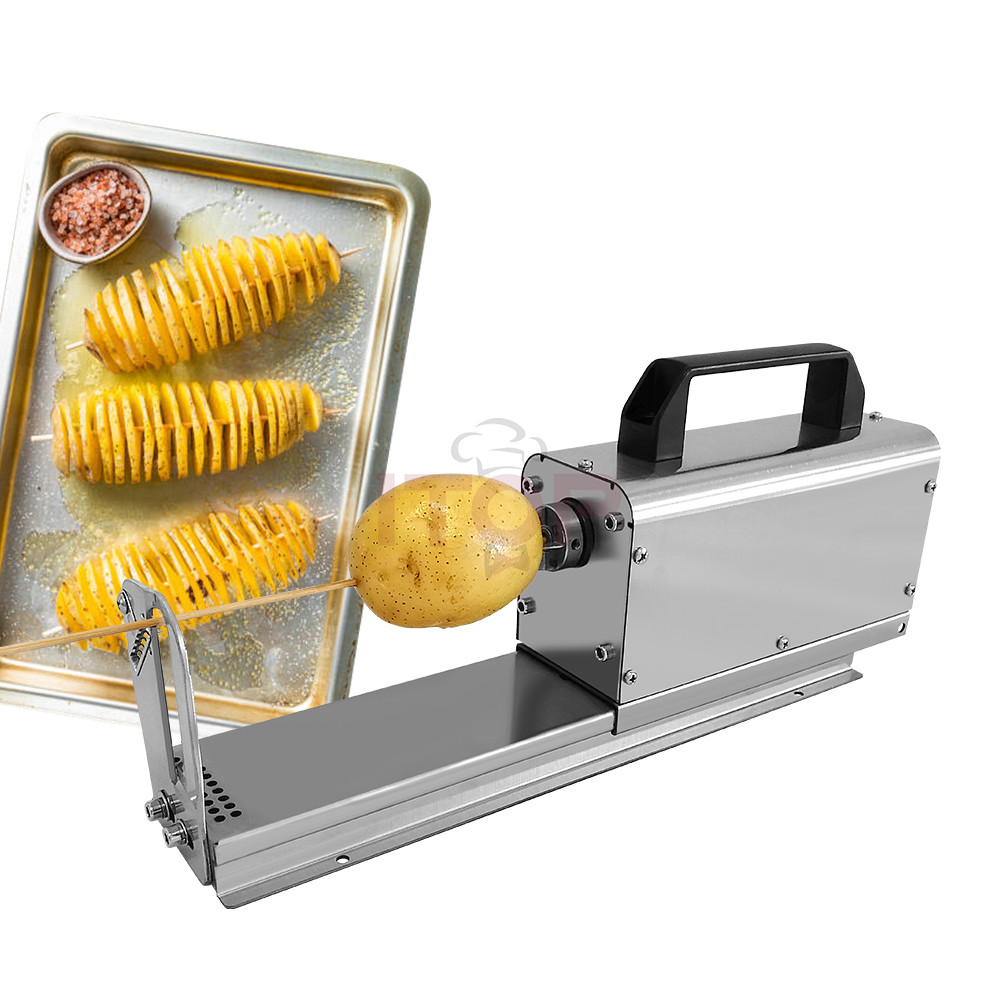ITOP Electric Tornado Potato Slicer Sprial Potato Cutter Twisted Potato Cutter 3 in 1 Semi-automatic